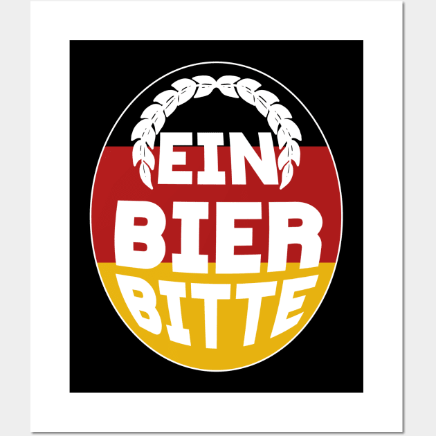 Ein Bier Bitte - For Beer Lovers Wall Art by RocketUpload